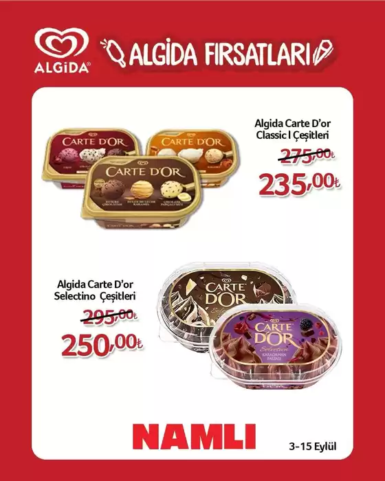 Namlı Hipermarketleri kataloğu | Özel fırsatlar ve indirimler | 2026-09-03T00:00:00.000Z - 2026-09-15T00:00:00.000Z