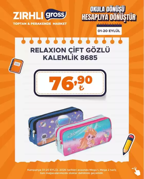 Zırhlı Toptan market kataloğu | Geniş teklif yelpazesi | 2026-09-01T00:00:00.000Z - 2026-09-20T00:00:00.000Z