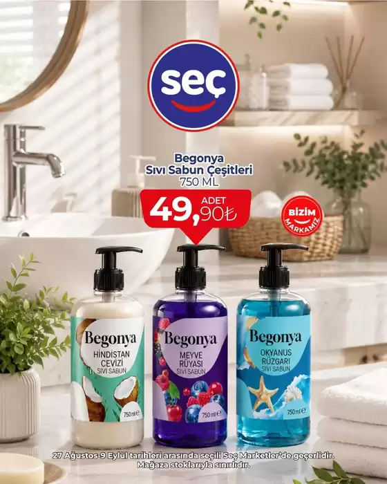 Seç Market kataloğu, Palandöken | Seç Market katalog | 2026-08-27T00:00:00.000Z - 2026-09-09T00:00:00.000Z