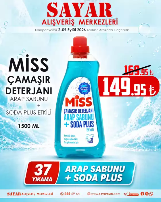 Sayar Avm kataloğu | Oferta | 2026-09-03T00:00:00.000Z - 2026-09-09T00:00:00.000Z