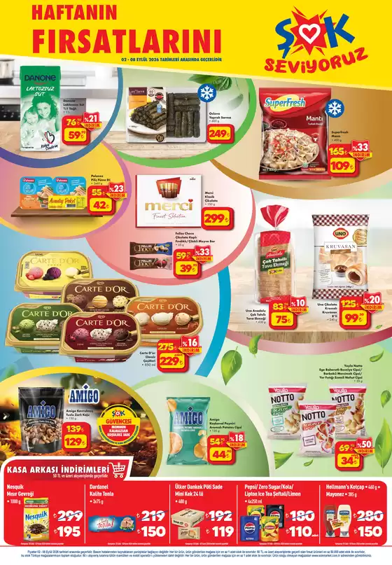 Şok Market kataloğu | Şokta Haftanin Firsatlari | 2026-09-02T00:00:00.000Z - 2026-09-08T00:00:00.000Z