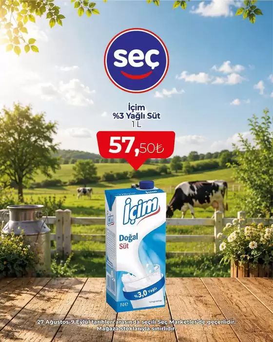 Seç Market kataloğu | Sizin için en iyi tekliflerimiz | 2026-09-07T00:00:00.000Z - 2026-09-21T00:00:00.000Z