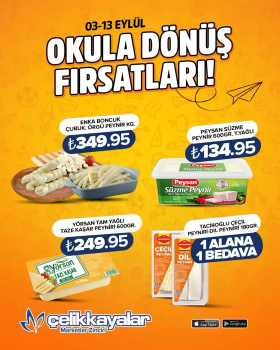 Çelikkayalar kataloğu | Oferta | 2026-09-08T00:00:00.000Z - 2026-09-13T00:00:00.000Z