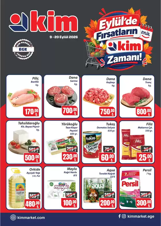 Kim Market kataloğu | Özel fırsatlar | 2026-09-09T00:00:00.000Z - 2026-09-20T00:00:00.000Z