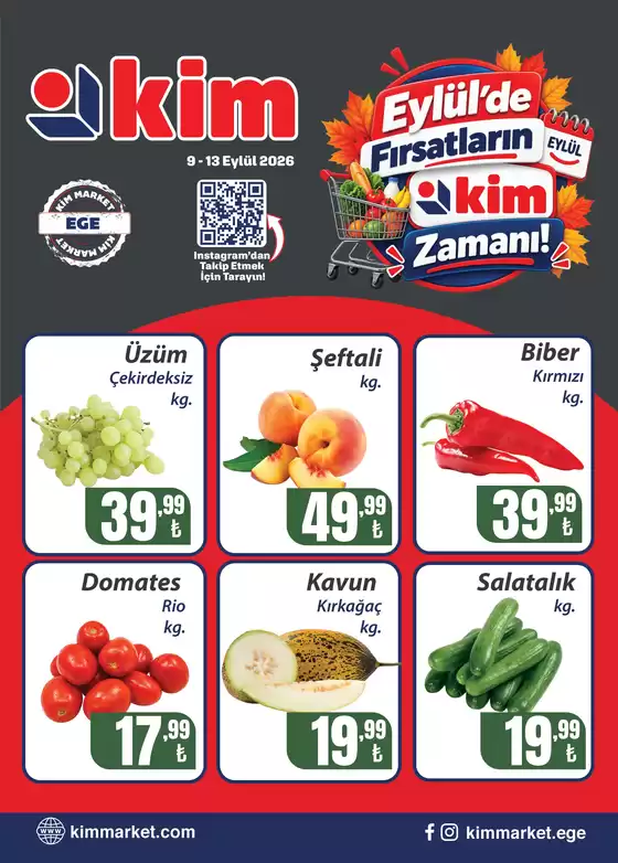 Kim Market kataloğu | Tasarrufçular için en iyi teklifler | 2026-09-09T00:00:00.000Z - 2026-09-13T00:00:00.000Z