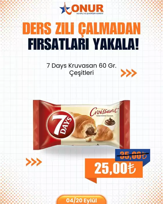 Onur Hipermarketleri kataloğu | Fırsat avcıları için harika teklifler | 2026-09-04T00:00:00.000Z - 2026-09-20T00:00:00.000Z