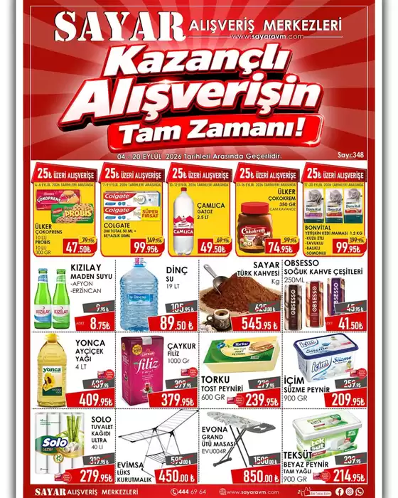 Sayar Avm kataloğu | Oferta | 2026-09-10T00:00:00.000Z - 2026-09-20T00:00:00.000Z