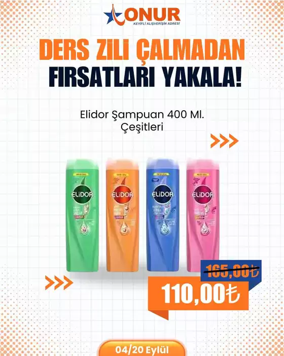 Onur Hipermarketleri kataloğu | Şimdi fırsatlarımızla tasarruf edin | 2026-09-04T00:00:00.000Z - 2026-09-20T00:00:00.000Z
