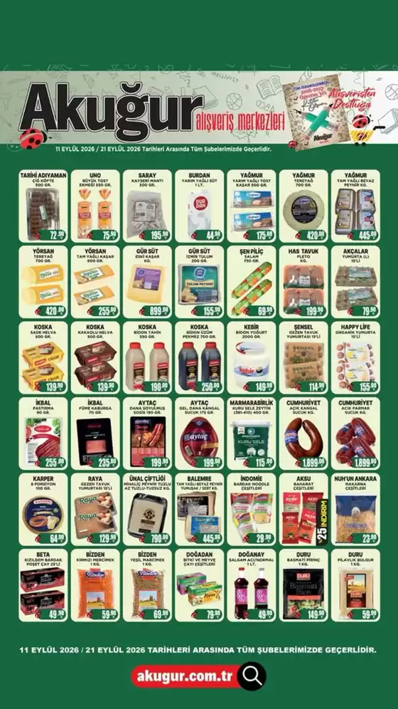 Ak Uğur Market kataloğu | Oferta | 2026-09-14T00:00:00.000Z - 2026-09-21T00:00:00.000Z