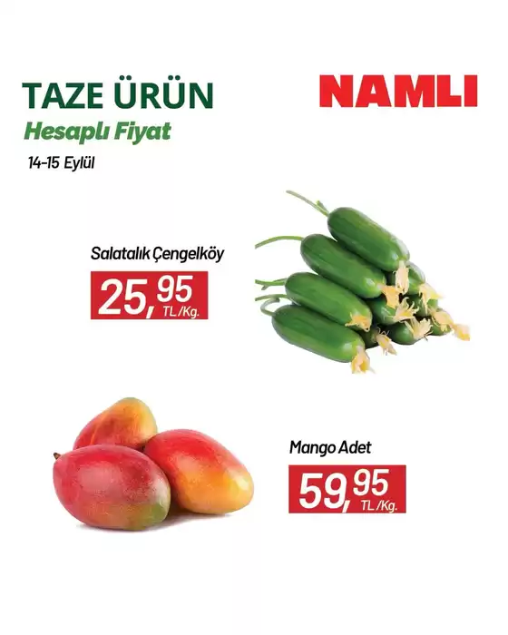 Namlı Hipermarketleri kataloğu | Müşterilerimiz için özel fırsatlar | 2026-09-14T00:00:00.000Z - 2026-09-15T00:00:00.000Z