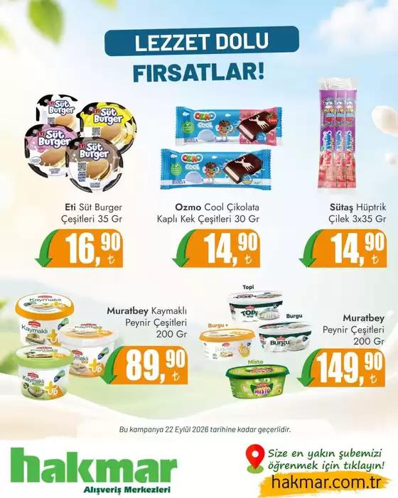 Hakmar kataloğu | Fırsat avcıları için teklifler | 2026-09-15T00:00:00.000Z - 2026-09-22T00:00:00.000Z