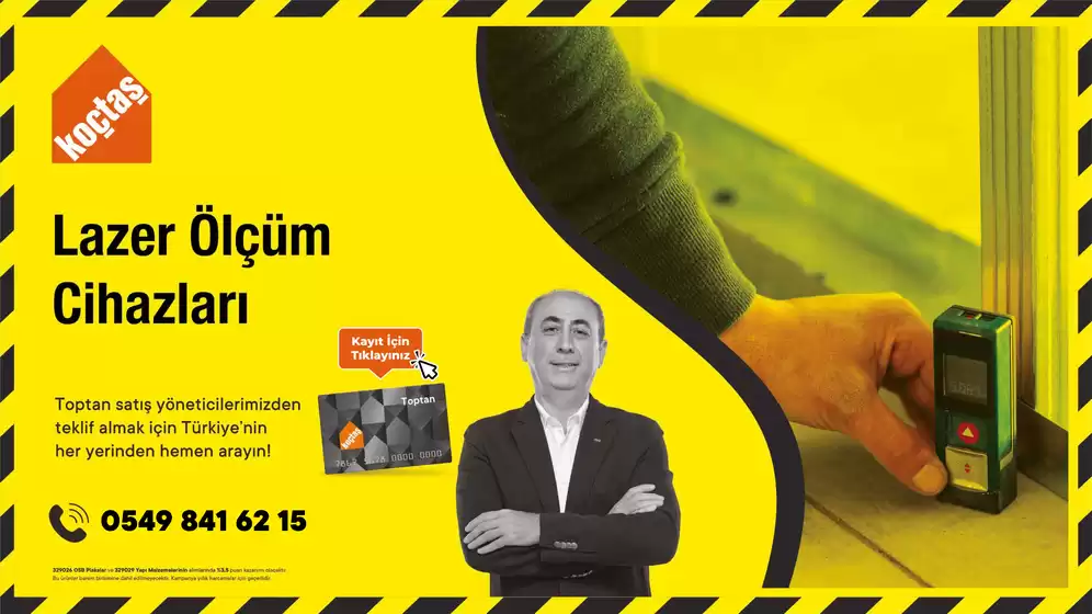 Koçtaş kataloğu, Şaphane | 3 lazer olcum cihazlari 10 4 25 | 2026-09-15T00:00:00.000Z - 2026-09-29T00:00:00.000Z