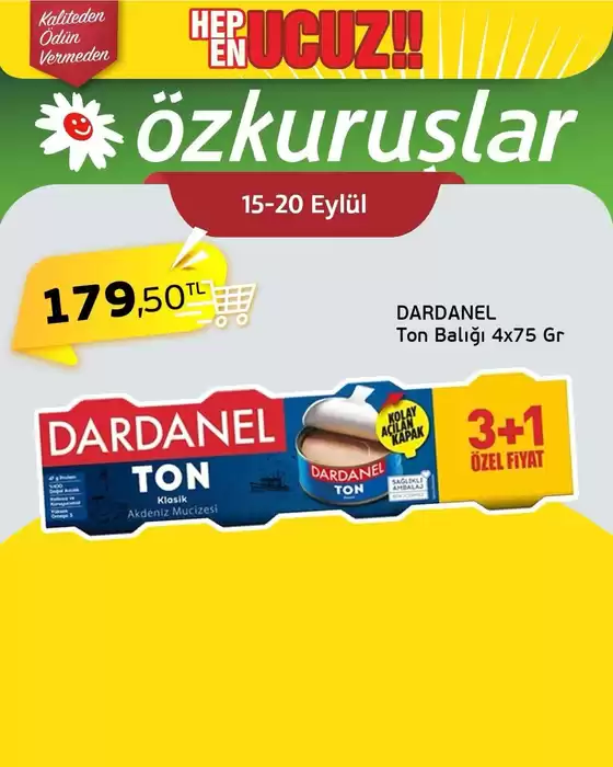Özkuruşlar kataloğu | Güncel özel kampanyalar | 2026-09-15T00:00:00.000Z - 2026-09-20T00:00:00.000Z