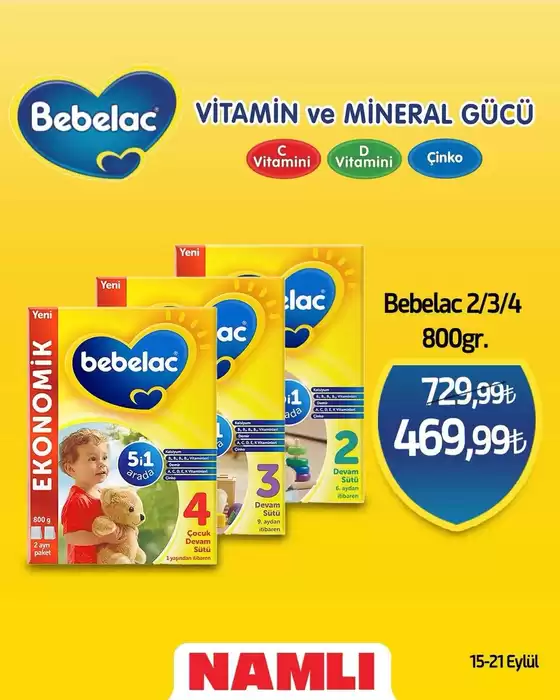 Namlı Hipermarketleri kataloğu | En iyi fırsatlar ve indirimler | 2026-09-15T00:00:00.000Z - 2026-09-21T00:00:00.000Z