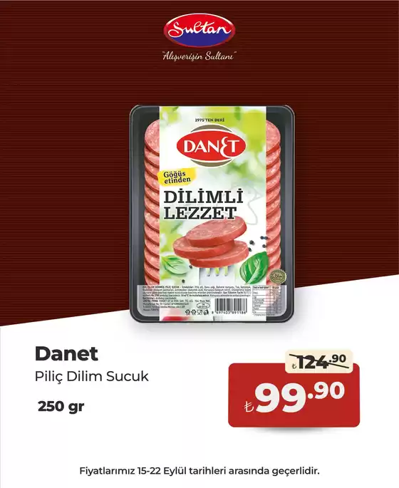 Sultan Market kataloğu | Fırsat avcıları için harika teklifler | 2026-09-15T00:00:00.000Z - 2026-09-22T00:00:00.000Z