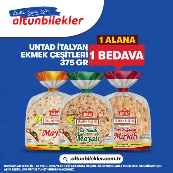 Altunbilekler kataloğu | Oferta | 2026-09-16T00:00:00.000Z - 2026-09-20T00:00:00.000Z