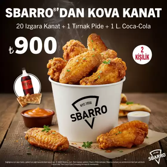 Sbarro kataloğu | Oferta | 2026-09-16T00:00:00.000Z - 2026-12-31T00:00:00.000Z