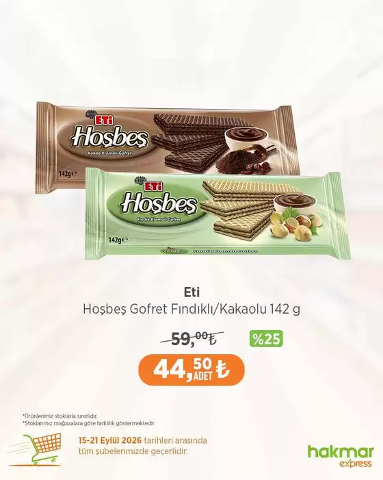 Hakmar Express kataloğu, Sincan | En iyi fırsatlar ve indirimler | 2026-09-15T00:00:00.000Z - 2026-09-21T00:00:00.000Z