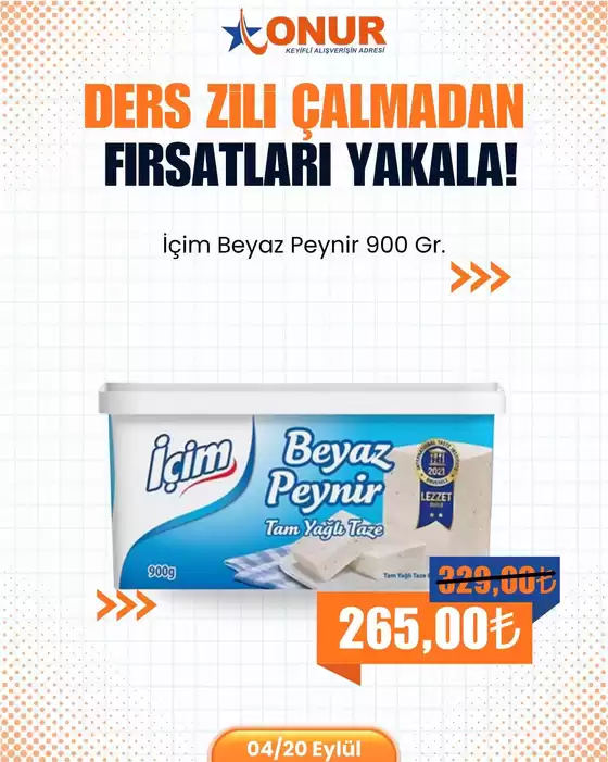 Onur Hipermarketleri kataloğu, Sincan | Cazip teklifleri keşfedin | 2026-09-04T00:00:00.000Z - 2026-09-20T00:00:00.000Z
