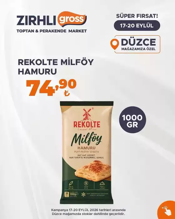 Zırhlı Toptan market kataloğu | Güncel fırsatlar ve teklifler | 2026-09-17T00:00:00.000Z - 2026-09-20T00:00:00.000Z