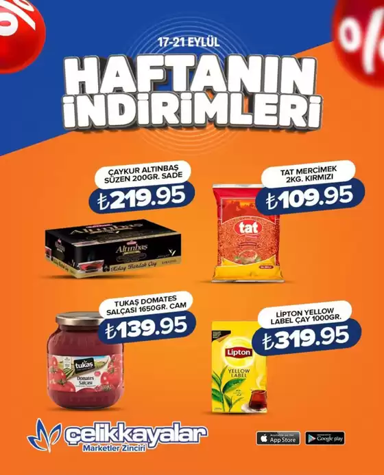 Çelikkayalar kataloğu | Oferta | 2026-09-17T00:00:00.000Z - 2026-09-21T00:00:00.000Z