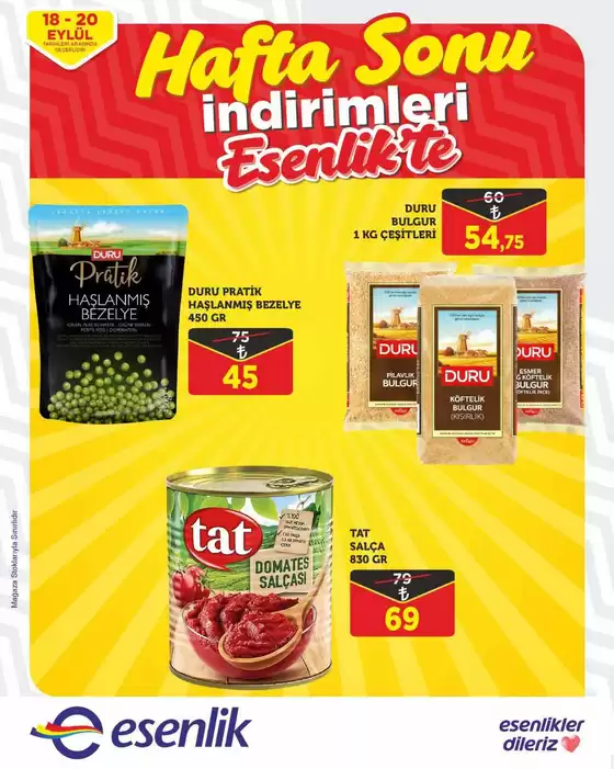 Esenlik kataloğu | En iyi fırsatlarımız | 2026-09-18T00:00:00.000Z - 2026-09-20T00:00:00.000Z
