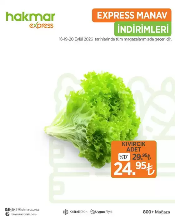 Hakmar Express kataloğu | En iyi fırsatlarımız | 2026-09-18T00:00:00.000Z - 2026-09-20T00:00:00.000Z