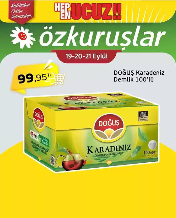 Özkuruşlar kataloğu | Tüm fırsat avcıları için en iyi teklifler | 2026-09-19T00:00:00.000Z - 2026-09-21T00:00:00.000Z