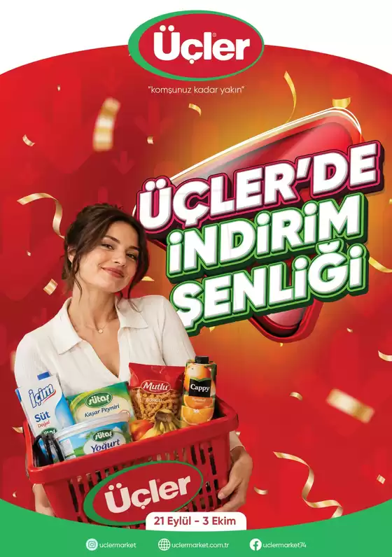 Üçler Market kataloğu | Üçler Market katalog | 2026-09-21T00:00:00.000Z - 2026-10-03T00:00:00.000Z