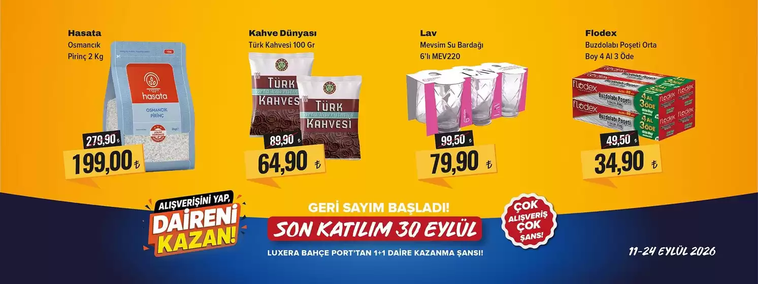 Show Market kataloğu | Herkes için cazip özel teklifler | 2026-09-11T00:00:00.000Z - 2026-09-24T00:00:00.000Z