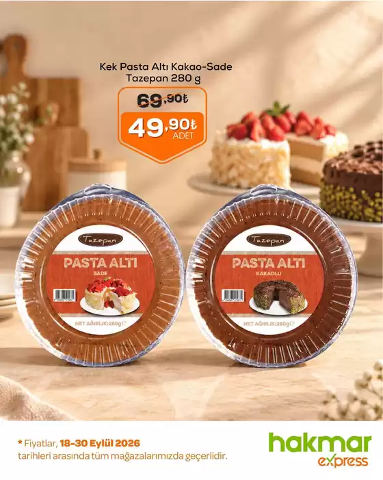 Hakmar Express kataloğu | Sizin için en iyi tekliflerimiz | 2026-09-18T00:00:00.000Z - 2026-09-30T00:00:00.000Z