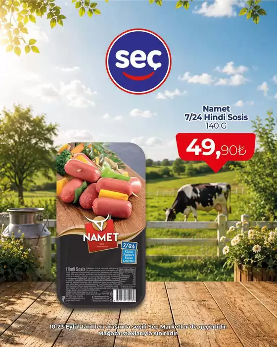 Seç Market kataloğu, Karaelbistan | Seç Market katalog | 2026-09-10T00:00:00.000Z - 2026-09-23T00:00:00.000Z