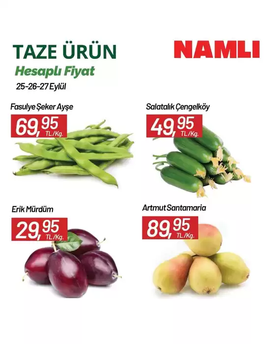 Namlı Hipermarketleri kataloğu | Müşterilerimiz için özel fırsatlar | 2026-09-25T00:00:00.000Z - 2026-09-27T00:00:00.000Z