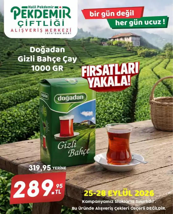 Pekdemir kataloğu | Özel fırsatlar ve indirimler | 2026-09-25T00:00:00.000Z - 2026-09-28T00:00:00.000Z