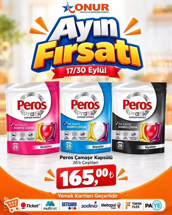Onur Hipermarketleri kataloğu | Güncel fırsatlar ve teklifler | 2026-09-17T00:00:00.000Z - 2026-09-30T00:00:00.000Z