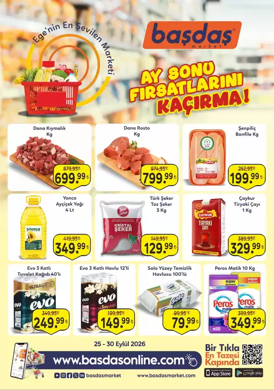 Başdaş Market kataloğu | 25-30 Eylül Ay Sonu Fırsatlarını Kaçırma! | 2026-09-25T00:00:00.000Z - 2026-09-30T00:00:00.000Z