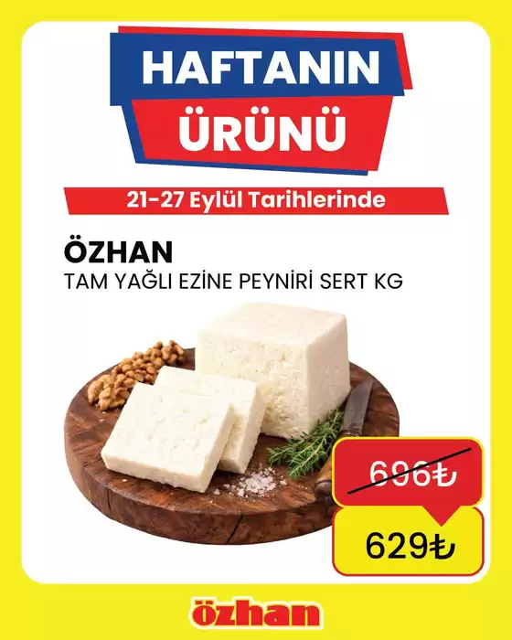 Özhan Market kataloğu | Sizin için en iyi fırsatlarımız | 2026-09-21T00:00:00.000Z - 2026-09-27T00:00:00.000Z