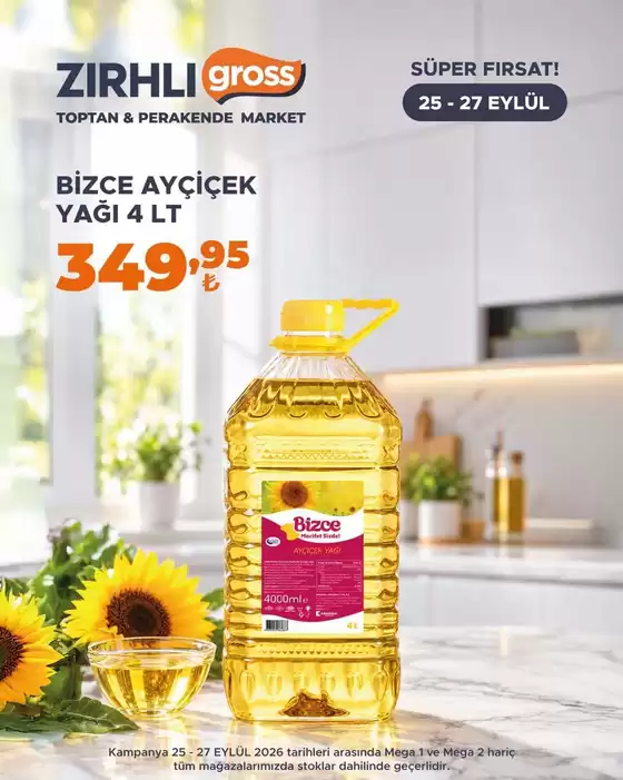 Zırhlı Toptan market kataloğu | Fırsat avcıları için harika teklifler | 2026-09-25T00:00:00.000Z - 2026-09-27T00:00:00.000Z