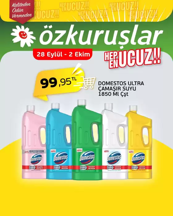 Özkuruşlar kataloğu | Cazip teklifleri keşfedin | 2026-09-28T00:00:00.000Z - 2026-10-02T00:00:00.000Z