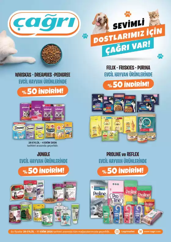 Çağrı Market kataloğu | Tasarrufçular için en iyi teklifler | 2026-09-28T00:00:00.000Z - 2026-10-11T00:00:00.000Z