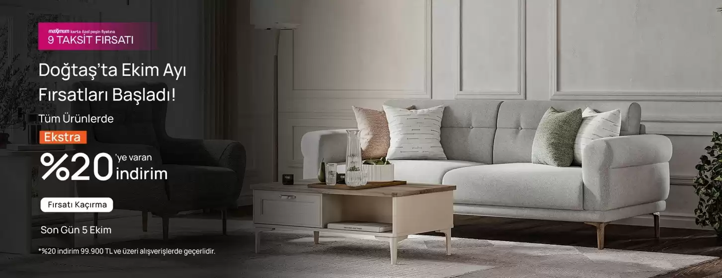 Doğtaş kataloğu | Oferta | 2026-10-01T00:00:00.000Z - 2026-11-01T00:00:00.000Z