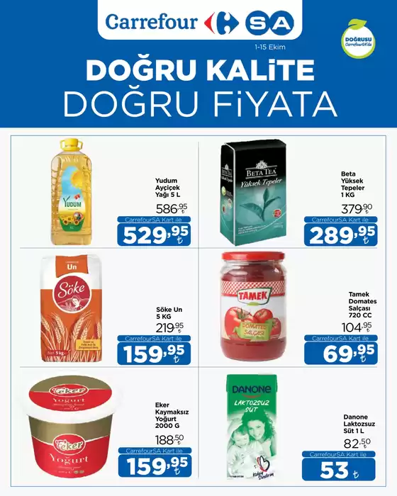 CarrefourSA kataloğu | Oferta | 2026-10-01T00:00:00.000Z - 2026-10-15T00:00:00.000Z