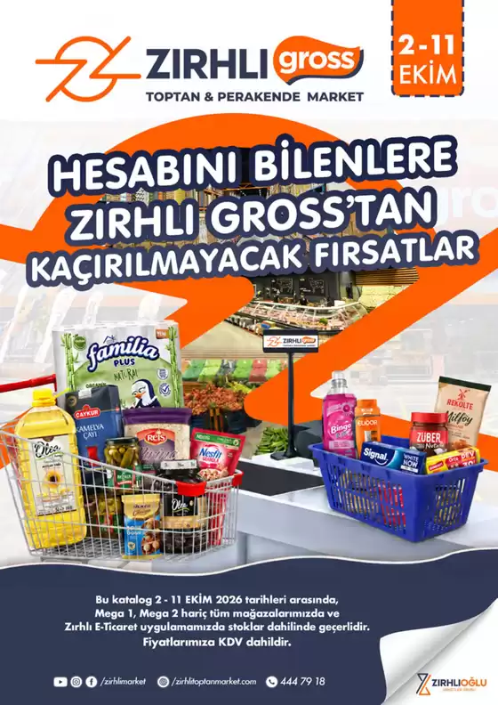 Zırhlı Toptan market kataloğu | 2 11 ekim indirimleri | 2026-10-02T00:00:00.000Z - 2026-10-11T00:00:00.000Z