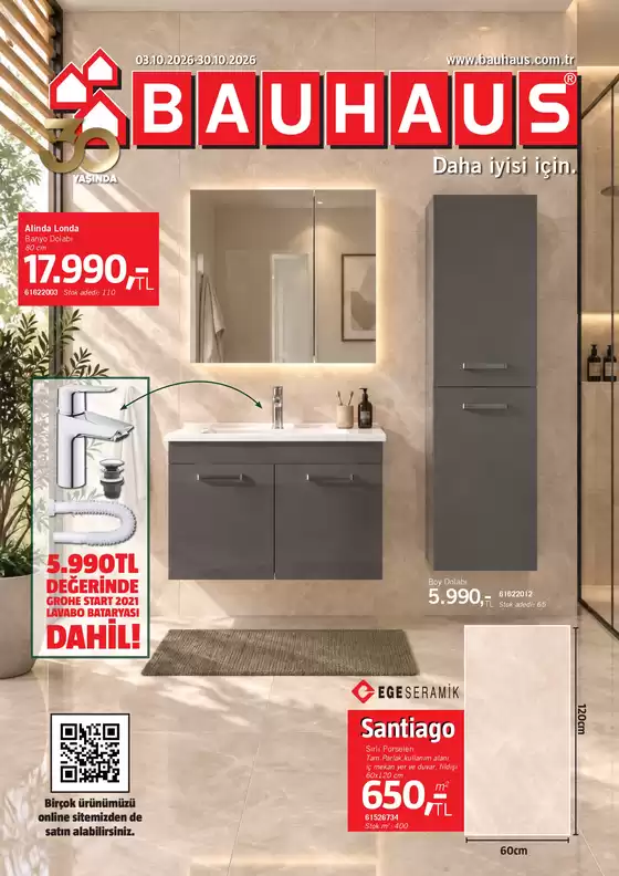 Bauhaus kataloğu | Bauhaus katalog | 2026-10-03T00:00:00.000Z - 2026-10-30T00:00:00.000Z