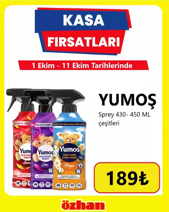 Özhan Market kataloğu, Güllü | Güncel fırsatlar ve teklifler | 2026-10-01T00:00:00.000Z - 2026-10-11T00:00:00.000Z
