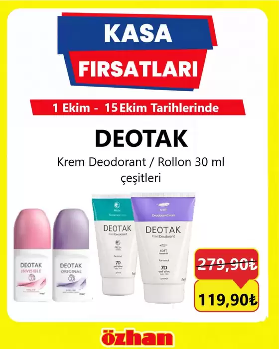 Özhan Market kataloğu | Özel fırsatlar | 2026-10-01T00:00:00.000Z - 2026-10-15T00:00:00.000Z