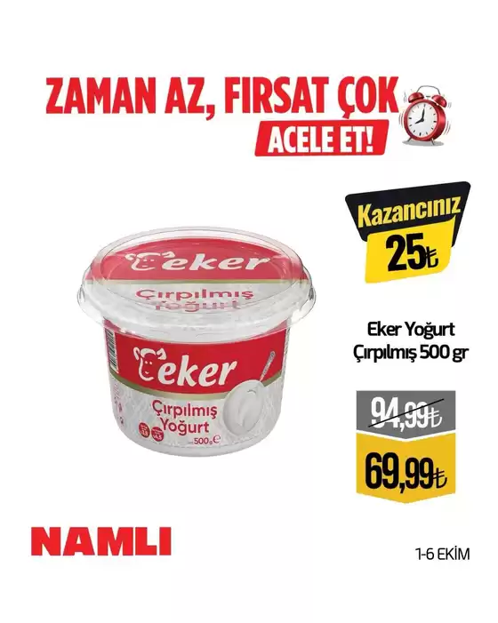Namlı Hipermarketleri kataloğu | Şimdi fırsatlarımızla tasarruf edin | 2026-10-01T00:00:00.000Z - 2026-10-06T00:00:00.000Z