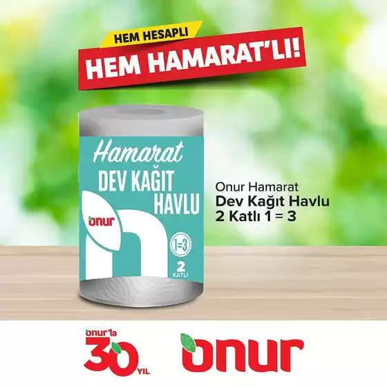 Onur Market kataloğu | Geniş teklif yelpazesi | 2026-10-06T00:00:00.000Z - 2026-10-20T00:00:00.000Z
