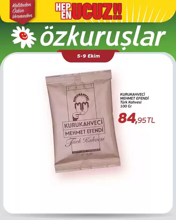 Özkuruşlar kataloğu | Güncel özel kampanyalar | 2026-10-05T00:00:00.000Z - 2026-10-09T00:00:00.000Z