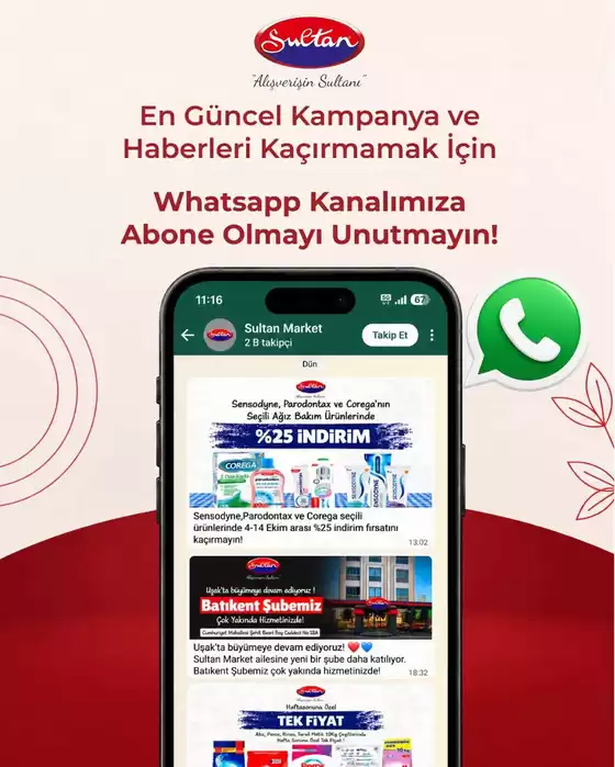 Sultan Market kataloğu | Sizin için en iyi fırsatlarımız | 2026-10-04T00:00:00.000Z - 2026-10-14T00:00:00.000Z